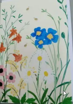 DRAEGER TARJETA CON SOBRE CAMPESTRE DIA DE LA MADRE