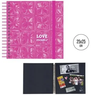 SENFORT ALFUN FOTOS RECORDATORIO 25 X 25 ROSA LOVE