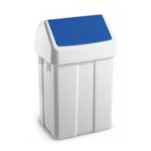 PAPELERA BASCULATE DAHI 50 LITROS AZUL