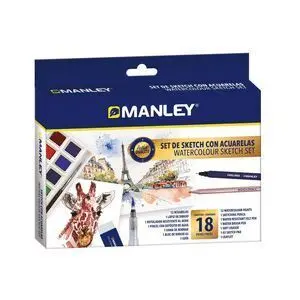 SET ACUARELAS MANLEY SKETCH