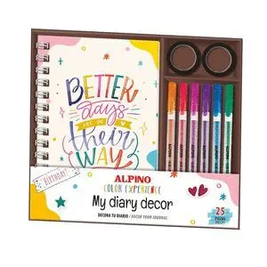 SET ALPINO COLOREXPERIENCE DECOR MINI DIARIO