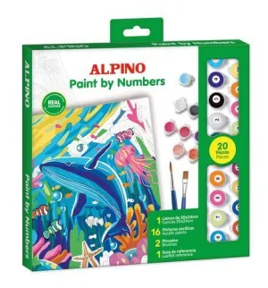 SET ALPINO COLOREXPERIENCE PINTAR POR NUMEROS OCEA