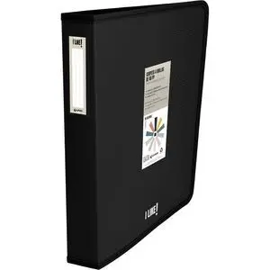 CARPETA A4+ PP 4 ANILLAS 40MM LIKE3 NEGRO