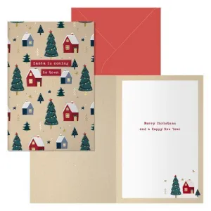 CHRISTMAS DOHE 115X170 TOWN