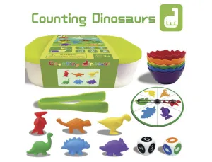 JUEGO DE CLASIFICACION CONTEO DE DINOSAURIOS +3 AÑOS