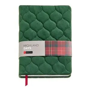 CUADERNO A5 ACOLCHADO VERDE HIGHLAND DAYS