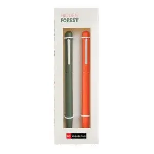SET DE 2 BOLIGRAFOS METALICOS HIDDEN FOREST