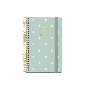 MIQUELRIUS AGENDA 2026 ANUAL ESPIRAL CADDY D/P POLKA DOTS MR39162