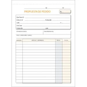 PLUS OFFICE TALONARIO MK PEDIDOS 4º NAT.TRIPLICAD T-72 MAK029614
