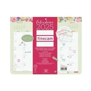 CALENDARIO 2025 PARED DESIGN BLOC IMAN ESCRIBIR 25