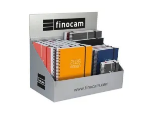 AGENDA ANUAL (2026) FINOCAM ESPIRAL D/P SURTIDO EXPOSITOR DE 18