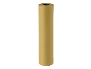 PAPEL KRAFT LIDERPAPEL MARRON BOBINA ANCHO 62 CM LONGITUD 250 MT GRAMAJE 70 GR PESO 7 KG