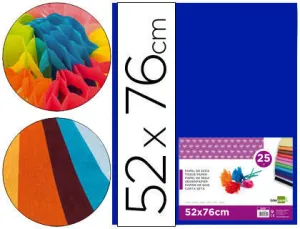 INETA PAPEL SEDA 025 HOJAS 052CMX076CM AZUL 98441036-3 CS22233
