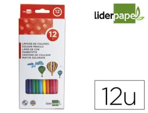 LIDERPAPEL LAPICES DE COLORES LIDERPAPEL C/ DE 12 COLORES 34245