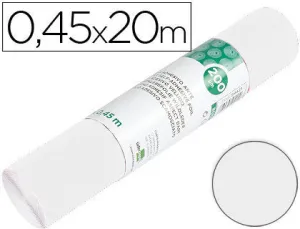 LIDERPAPEL ROLLO AUTOADHESIVO COLOR BLANCO  20 X 0.45 CM CS59418