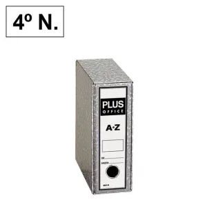 PLUS OFFICE ARCHIVADOR PLUS 4º APAIS GRIS FORRAD 4041A MAK180082