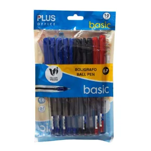 CAMPUS BOLIGRAFO PLUS +BASIC SURT./BOLSA 10U 081050 MAK081050