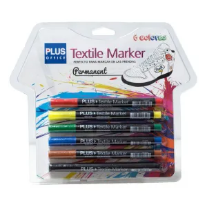 CAMPUS ROTULADOR TEXTIL PLUS 6COLORES TM-6 MAK081053