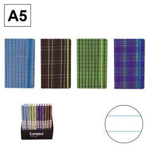 CAMPUS BLOC NOTAS A5 96H C/GOMA TELA P-003-A5 MAK002264