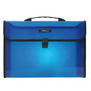 CAMPUS MALETIN PLUS A4 PP BROCHE TRASL.AZUL 800378 MAK180216