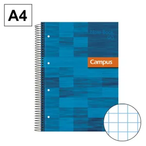 CAMPUS BLOC A4 80H T.EXTD 90G PERF CN5MM AZL 002304-AZUL MAK002304