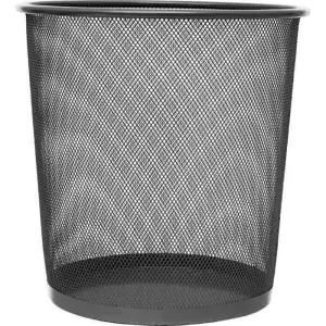 CAMPUS PAPELERA PLUS METAL PEQUEÑA REJ.NEGRO 509 MAK040345