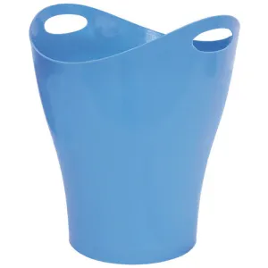 CAMPUS PAPELERA MAKRO PLASTICO OVAL AZUL CIE AZ2191 MAK040442