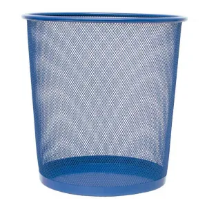 CAMPUS PAPELERA PLUS METAL PEQUEÑA REJI.AZUL JS5002-BL MAK040573