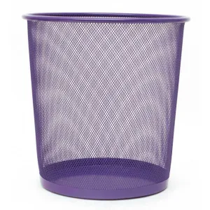 CAMPUS PAPELERA PLUS METAL PEQUEÑ REJ.VIOLET JS5002-PU MAK040574