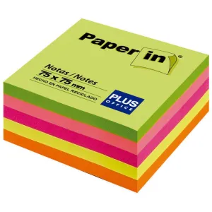 CAMPUS NOTA ADH.PAPER-IN 75X75 300H NEON 30386 MAK001629
