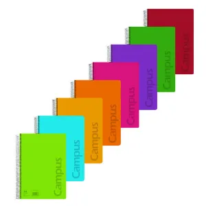 CAMPUS BLOC A4 80/H T.PP 90GR LISO COLOR 002548 MAK002548