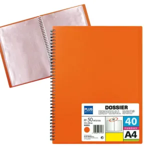 CAMPUS CARPETA 40 FUNDAS PLUS MUELLE WIRE 13461-40-OR MAK180623