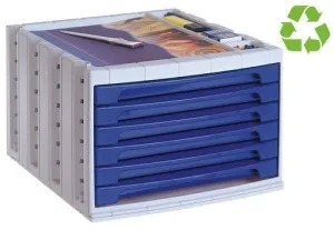 MODULO 6 CAJONES ARCHIVO 2000  AZUL