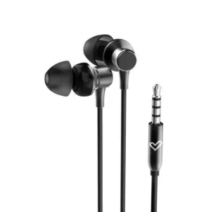 ENERGY SISTEM METALLIZED AURICULARES CON CABLE - MICROFONO INTEGRADO - CONTROL DE VOLUMEN - COLOR NEGRO