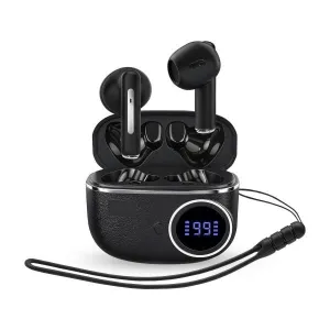 ENERGY SISTEM CHARGEVIEW TWS AURICULARES - BLUETOOTH 5.4 - TECNOLOGIA TRUE WIRELESS - 20H AUTONOMIA - DISPLAY CON ESTADO DE BATERIA - COLOR NEGRO