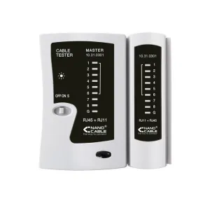 NANOCABLE TESTEADOR PARA CABLE RJ11/RJ12/RJ45