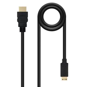 NANOCABLE CABLE HDMI V1.3 MACHO A MINI HDMI MACHO 1.80M - COLOR NEGRO