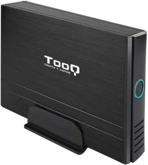 TOOQ CARCASA EXTERNA HDD 3.5 SATA/IDE USB 2.0 CON SOPORTE - COLOR NEGRO