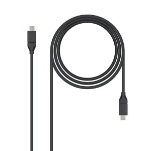NANOCABLE CABLE USB-C 3.1 GEN 2 10GBPS MACHO A USB-C MACHO 1M