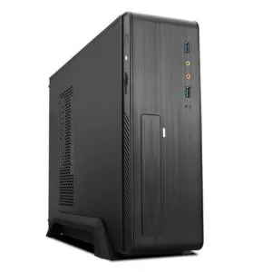 TOOQ CAJA MICRO ATX, MINI ITX SLIM - FUENTE DE ALIMENTACION 500W - 1X HDD3,5 + 1X SDD2,5 + 1X HDD5.25 - 2X USB 3.0, SD Y MICRO SD - COLOR NEGRO