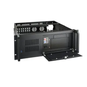 TOOQ CAJA ATX DE 4U PARA MONTAJE EN RACK DE 19 - 9X HDD3,5 + 2X HDD5.25 - VENTILADOR 120MM + 2 VENTILADORES 80MM - 2X USB 3.0 - COLOR NEGRO