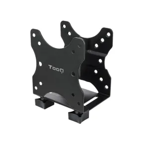 TOOQ SOPORTE VESA PARA MINI PC - 4 OPCIONES DE INSTALACION - PESO MAX 5KG - VESA 100X100 - COLOR NEGRO
