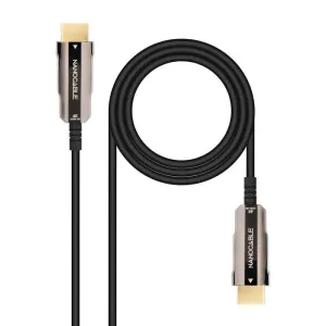NANOCABLE CABLE HDMI V2.0 AOC MACHO A HDMI V2.0 MACHO 20M - 4K@60HZ 18GBPS - COLOR NEGRO