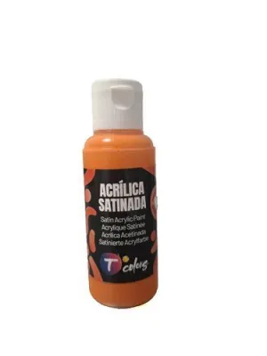PINTURA ACRILICA TCOLORS 80 ML (BOTELLA) NARANJA