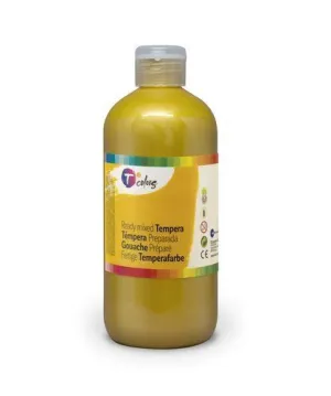 TEMPERA TCOLORS LIQUIDA 500 ML (BOTELLA) ORO