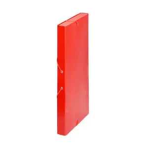 PLUS OFFICE CARPETA PROYECTO CARTON 3CM ROJO 6203 ROJO MAK180157