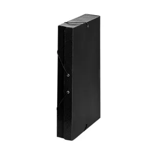 PLUS OFFICE CARPETA PROYECTO CARTON 5CM NEGRO 6205 NEGRO MAK180164