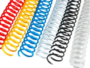 ESPIRAL PLASTICO YOSAN PASO 64 Nº18 COLORES SURTIDOS CAJA DE 50 UNIDADES