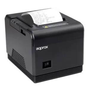 APPROX IMPRESORA TERMICA DE RECIBOS - RESOLUCION 203DPI - VELOCIDAD 200MM/S - USB, RS232 Y RJ11 - AUTO-CORTE Y CORTE MANUAL