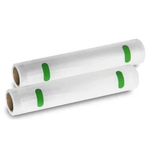 CECOTEC PACK DE 2 ROLLOS DE 6M PARA ENVASADORA AL VACIO - TEMPERATURA REGULABLE - 20CM DE ANCHO - COLOR TRANSPARENTE